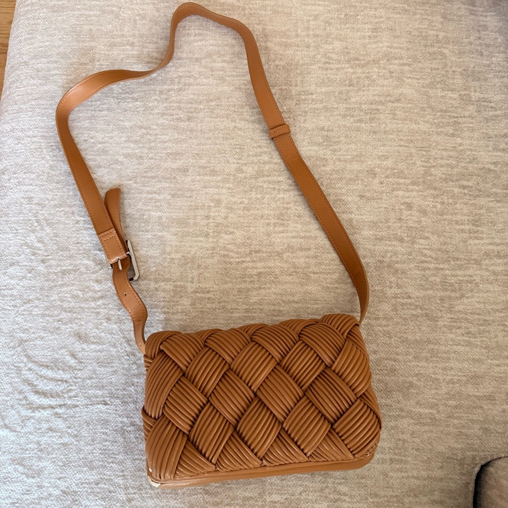 JW PEI Brown Woven Crossbody Bag - Picture 7 of 11
